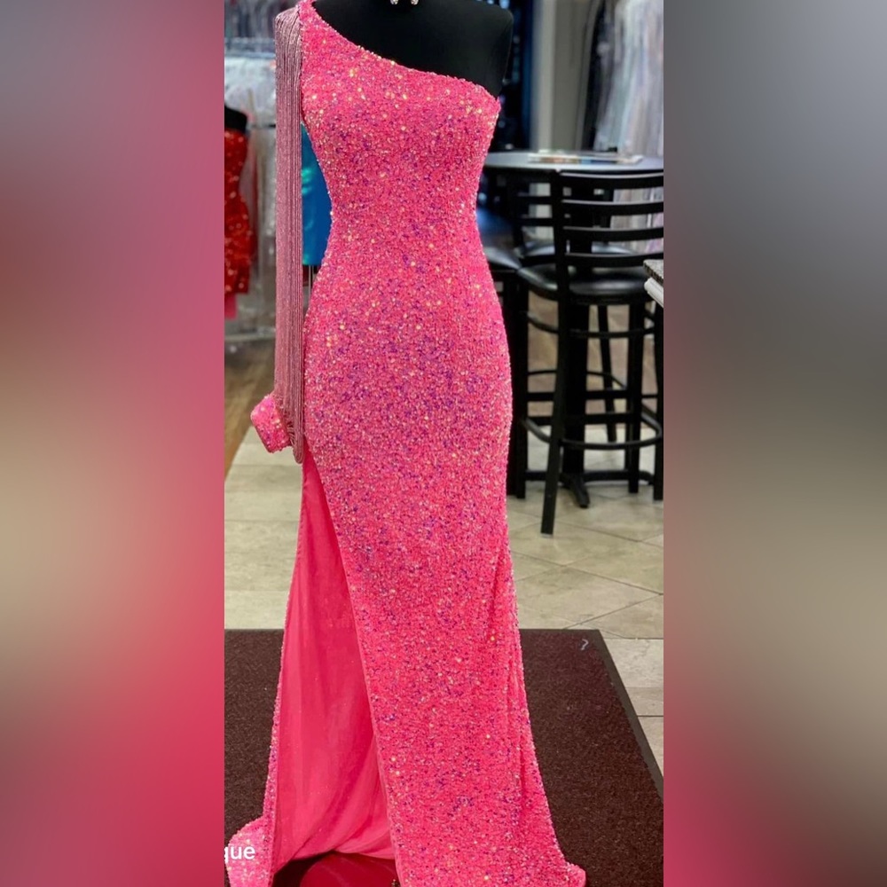 Gorgeous Rachel Allan Pink Prom Dress
